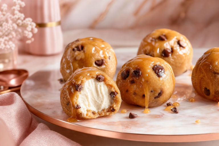 Stuffed Cookie Dough Ice Cream Bites: The Viral GF Vegan Dessert Redefining Summer Indulgence