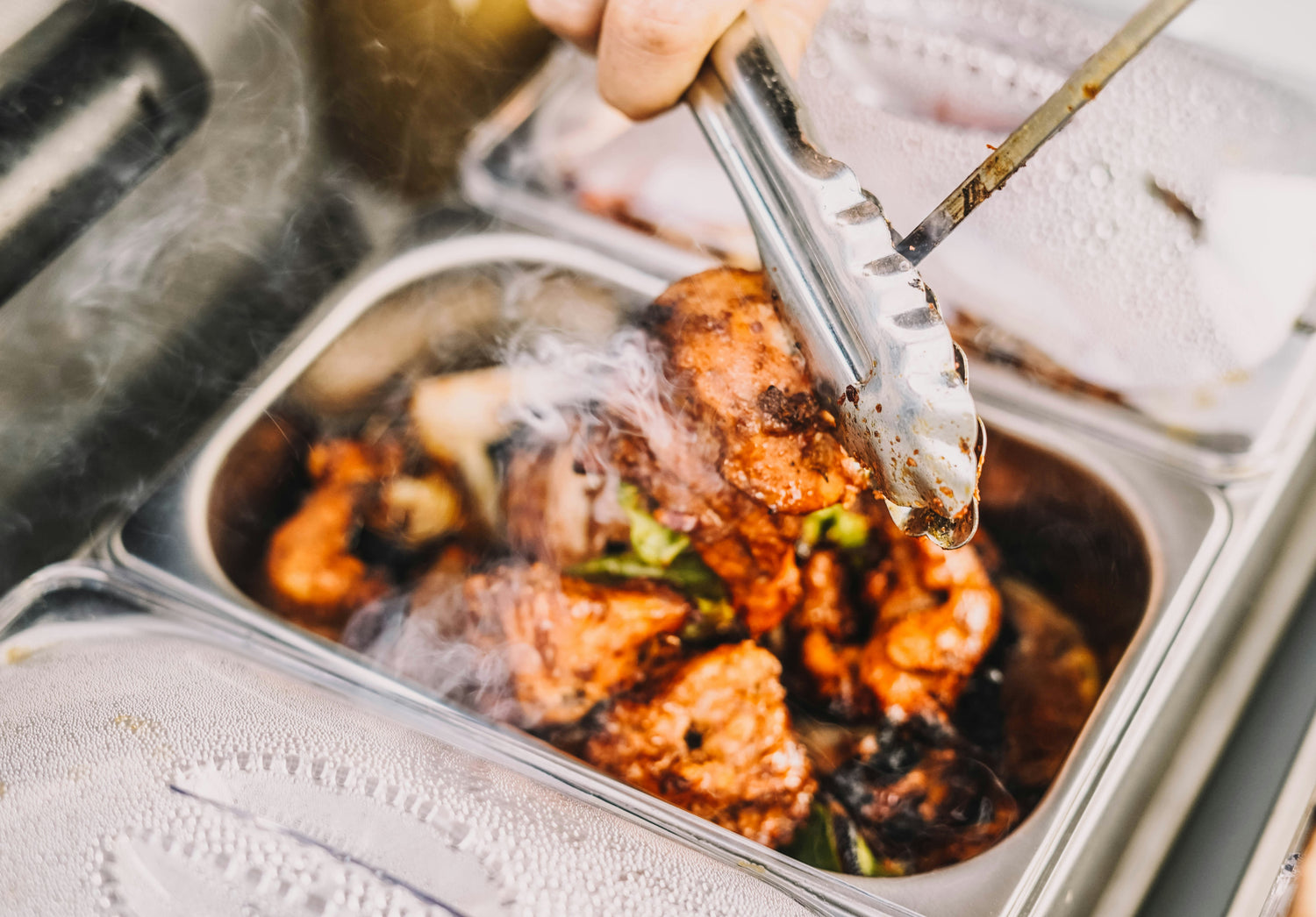 Designer placeholder: premium catering photography for The Luxe Buffet Experience with artful, health-conscious styling.