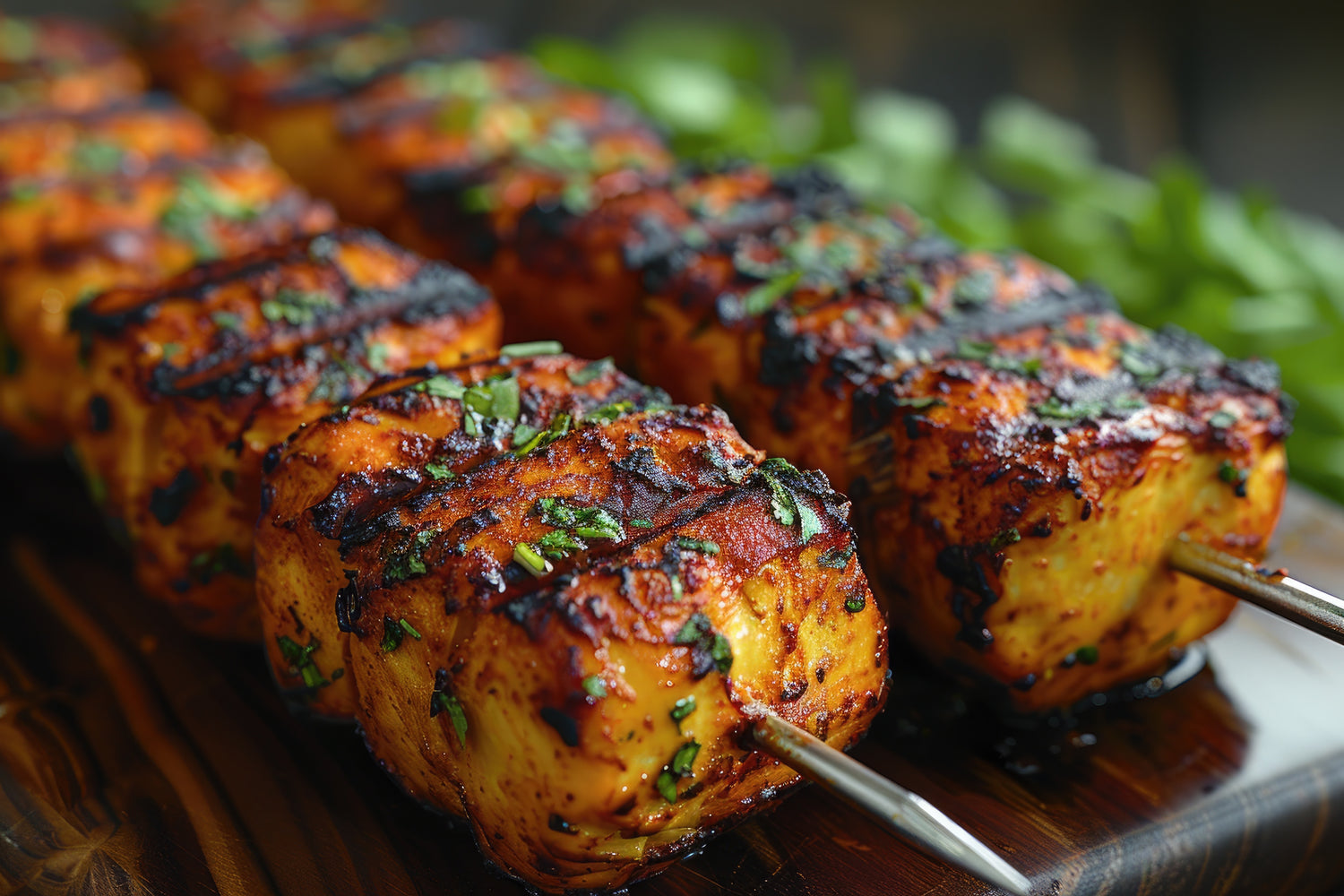 Designer placeholder: premium catering photography for Skewers & Small Bites Combo with artful, health-conscious styling.